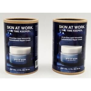 Skin at Work - The Time Keeper All-In-One Lipid Volumizing Cream 1.7oz (2 Pack)